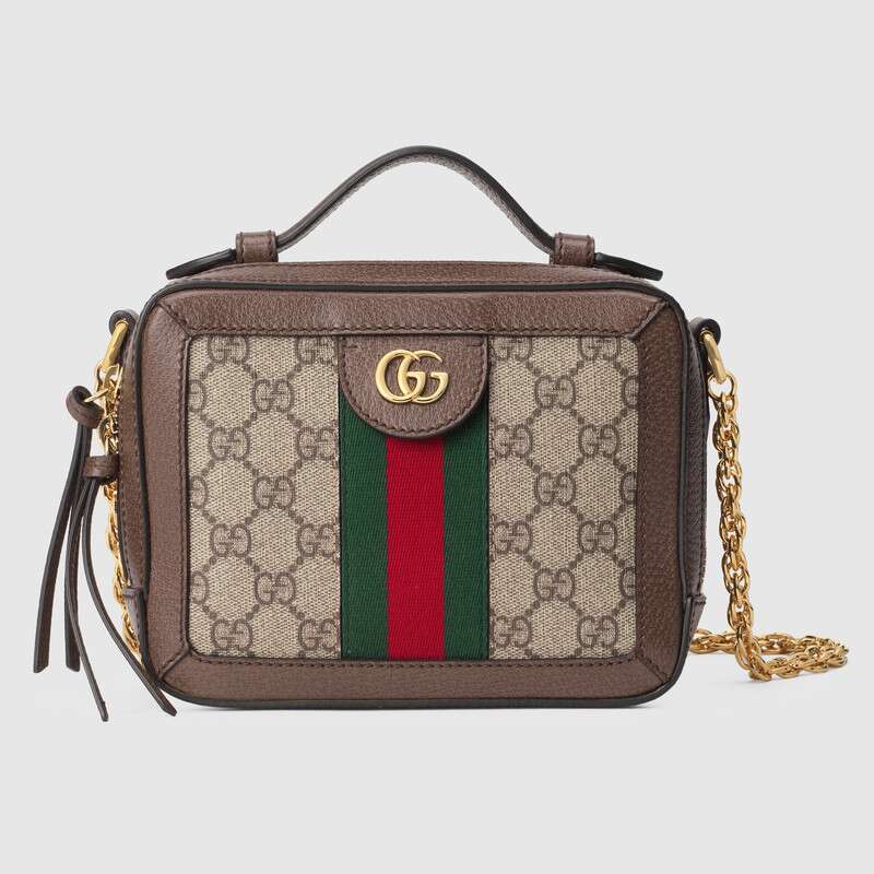 White Handbag Gucci with a Bird